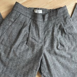 Aritzia Pinstripe Wool trousers
